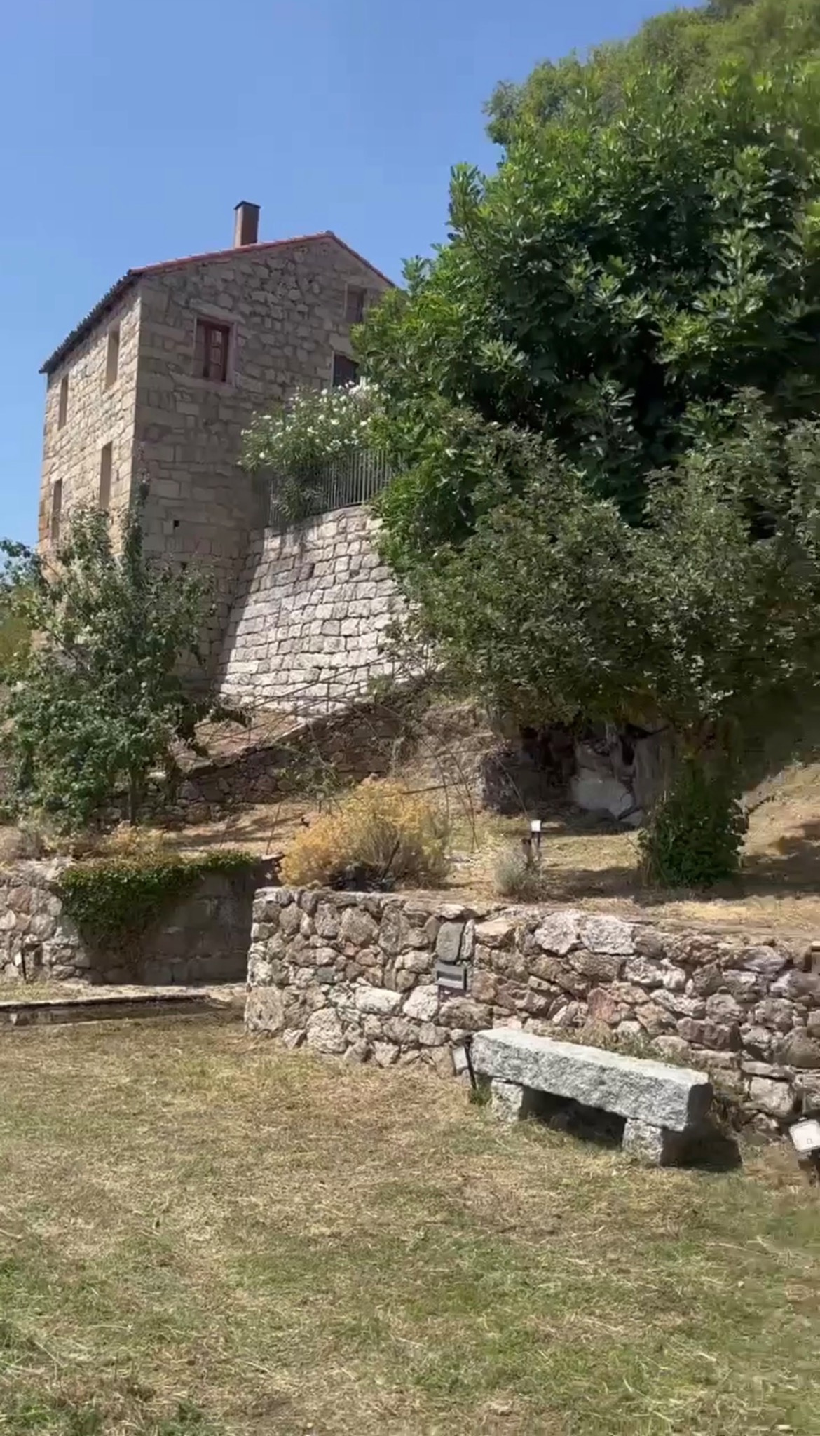Entretien d'un jardin en pierre